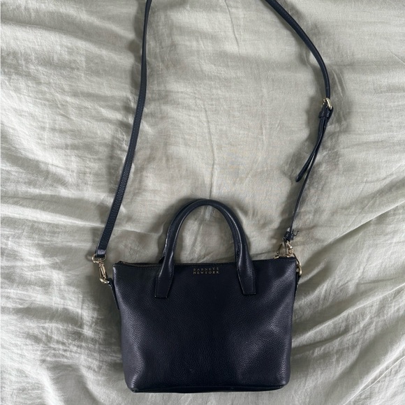 Barney’s New York black leather cross-body bag - Picture 3 of 7